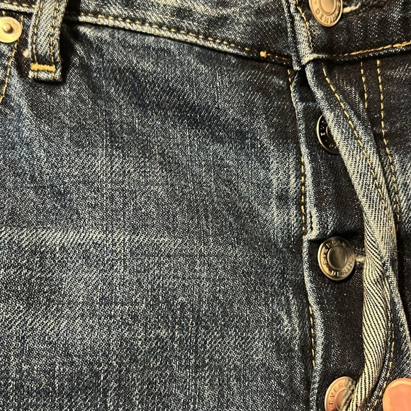 Everlane Dark Blue The Cheeky Jean Size 30 Cropped - Picture 4 of 12